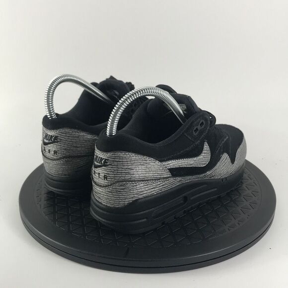 Nike Air Max 1 Premium Black Metallic Running Shoes 454746-005 Women’s Size 5.5 - Picture 5 of 12